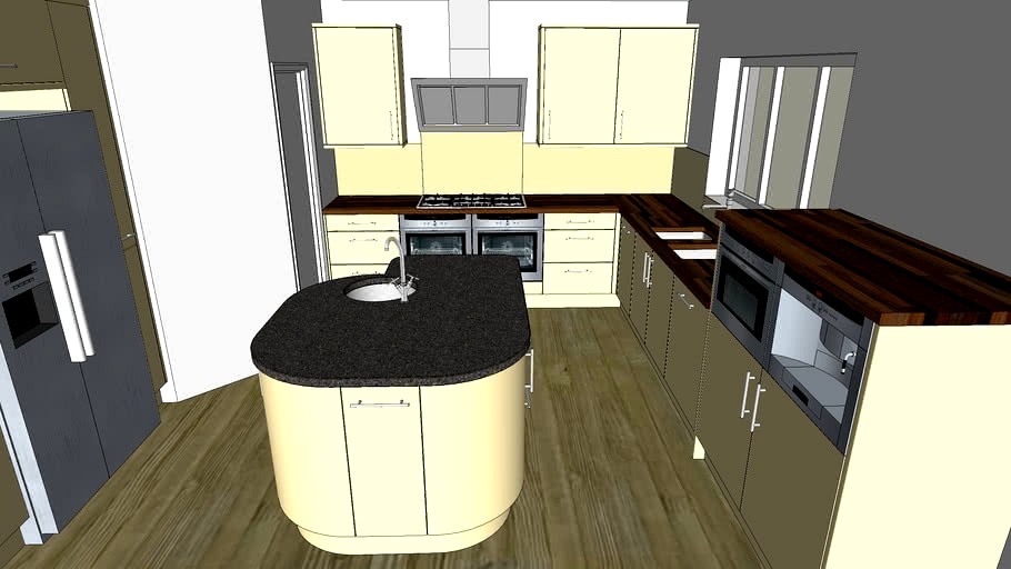 SketchUp Kitchen Example