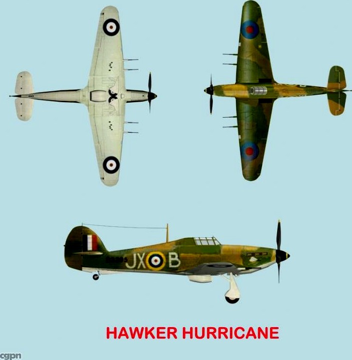 Hawker Hurricane3d model