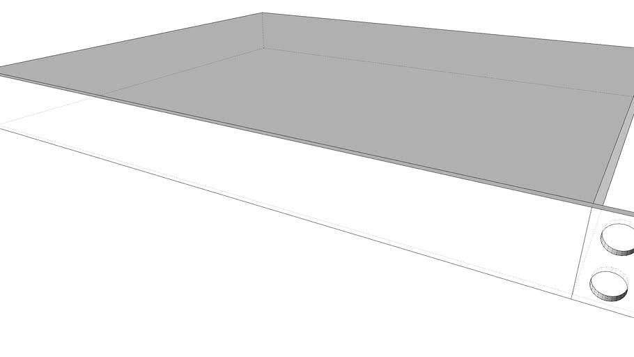 1u rack system 3d model