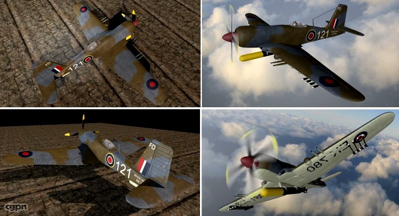 Blackburn Firebrand TF-53d model