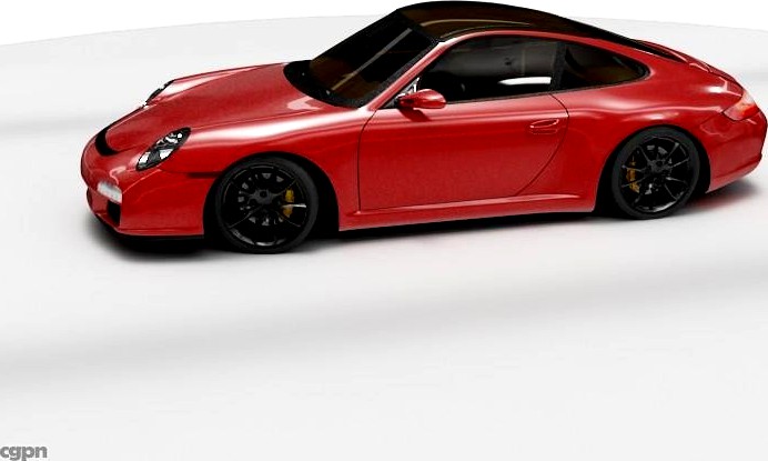 Porsche Carrera S 2009 Targa3d model