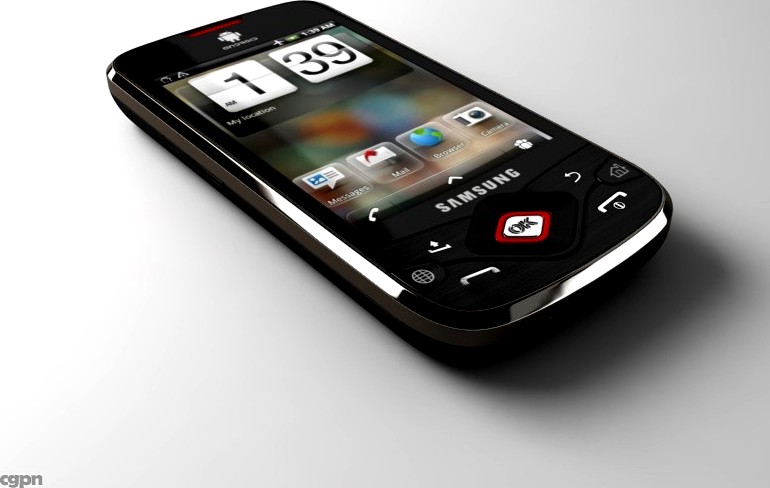 Samsung i5700 Galaxy Spica (Communicator, Android OS) ( Lite, Portal for T-Mobile)3d model
