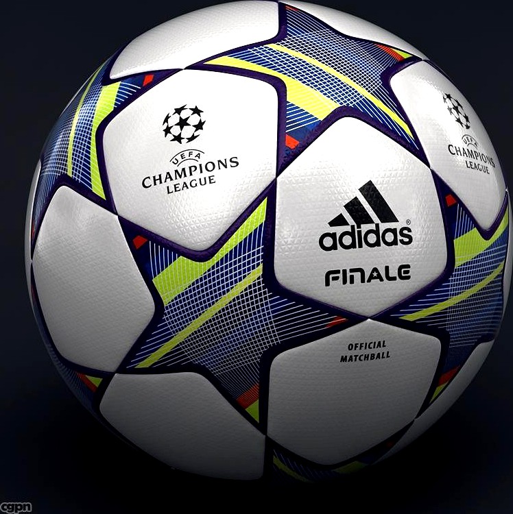 2011 2012 UEFA Champions League Finale 12 Match Ball3d model