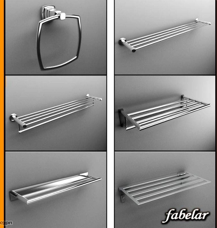 Towel racks collection3d model