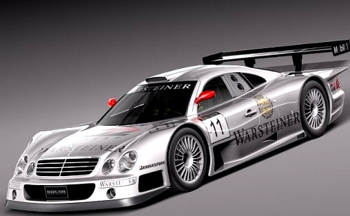 Mercedes-Benz CLK GTR 19983d model