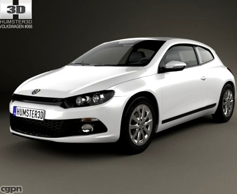 Volkswagen Scirocco 20123d model