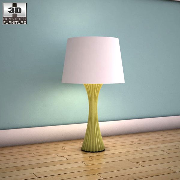 Ashley Emory Table Lamp yellow3d model