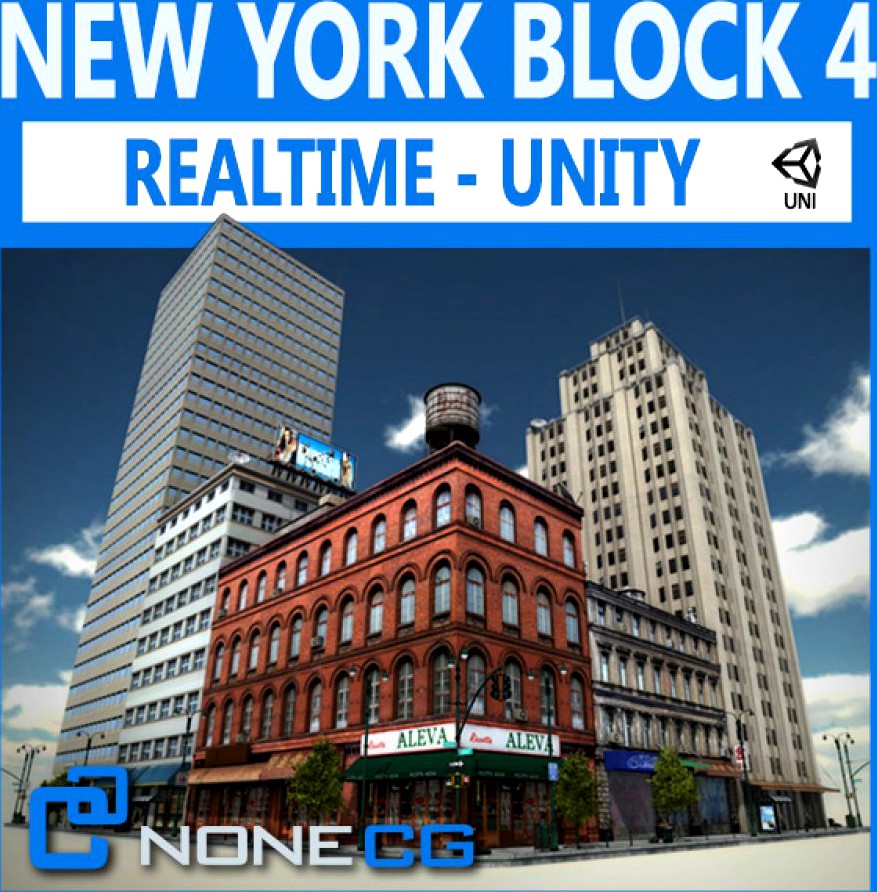 NYC Block #4 Unity3d model