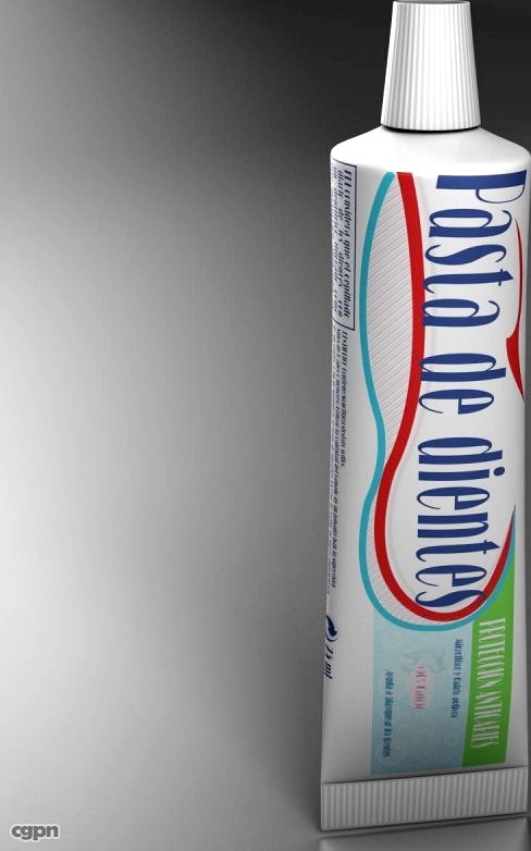 Toothpaste3d model