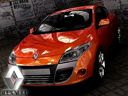 2009 Renault Megane Coupe3d model