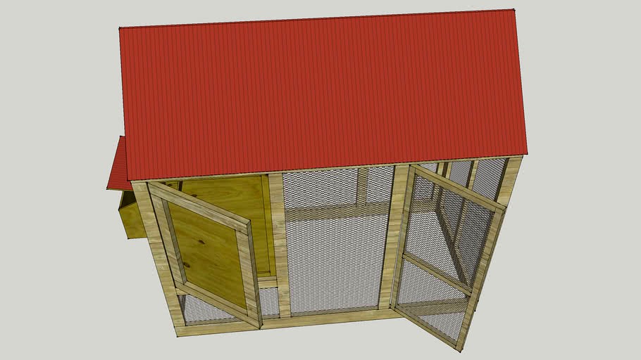 Ohio Chicken Coop 3d model