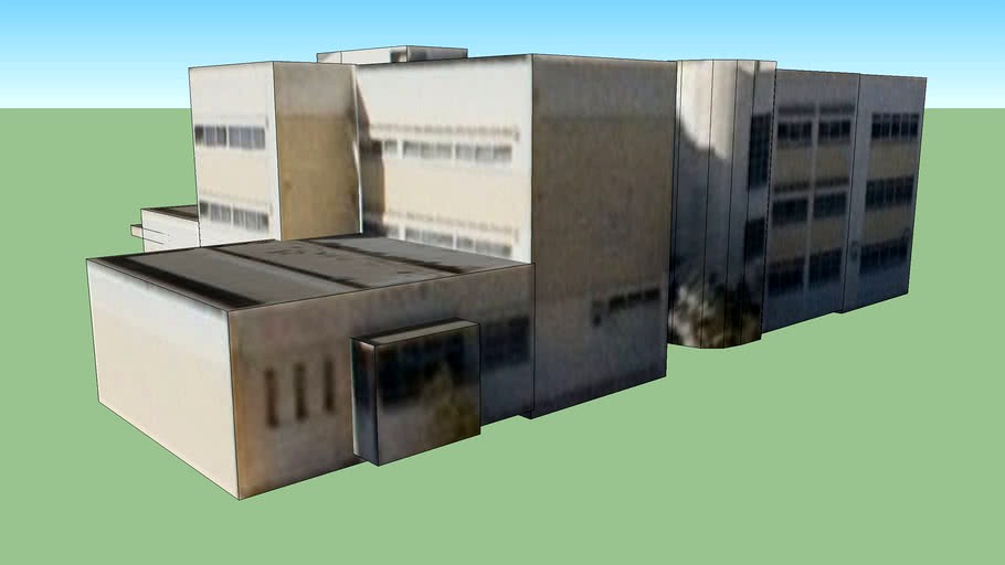 Modern Public Building in Agios Dimitrios, Greece