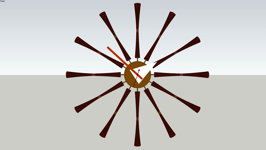 Vitra nelson spindle clock