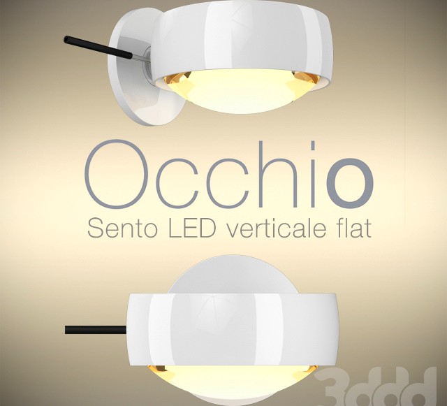 Occhio wall luminaire sento led verticale flat 2014