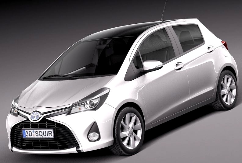 Toyota Yaris 20153d model