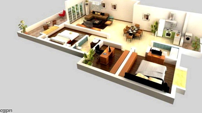 Living Room 0573d model