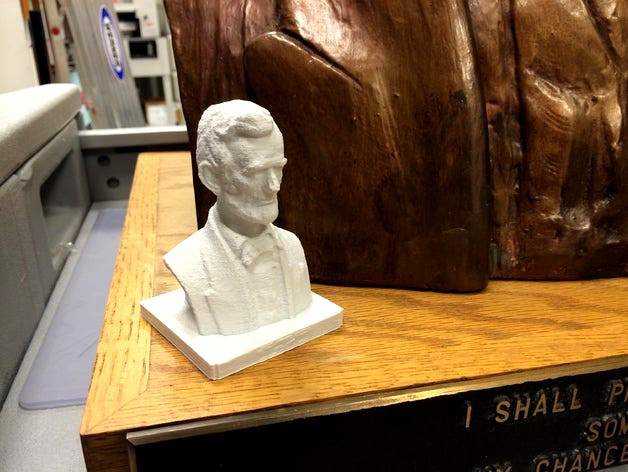 Bust of Abraham Lincoln by TheNewHobbyist