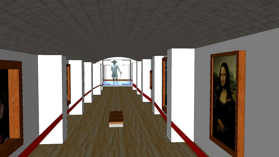 Sketch up Art Gallery