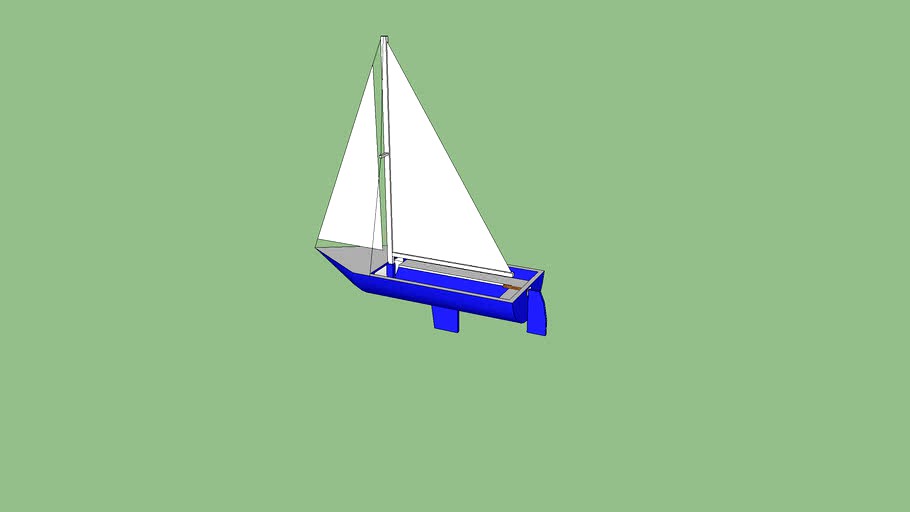 Small sailboat