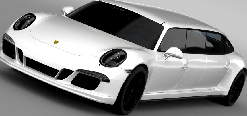 Porsche 911 Carrera 4 GTS Limousine 20163d model