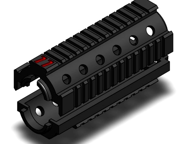 Smith & Wesson M&P 15 Optic Ready Quad Rail by gwidgery