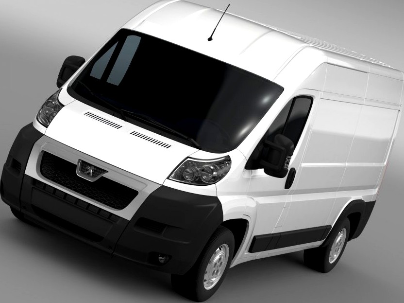 Peugeot Boxer Van L2H2 2006-20143d model