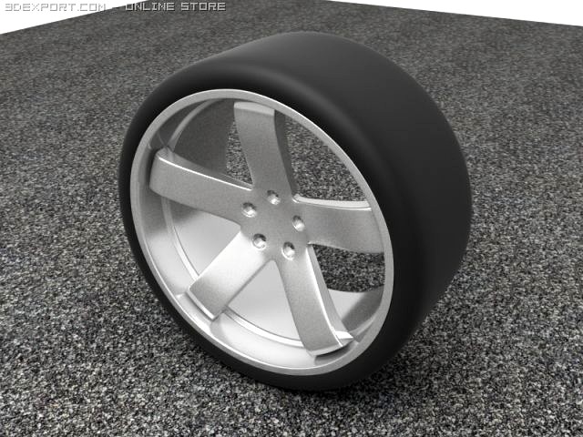 race wheel 3D Model