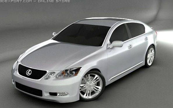 Lexus GS 2007 3D Model