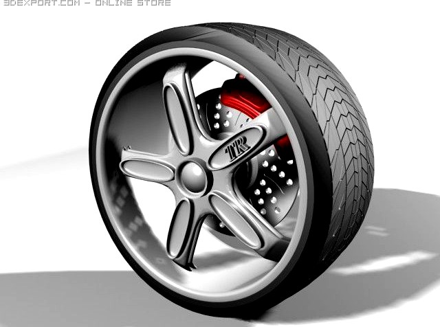 TR wheel R2 3D Model
