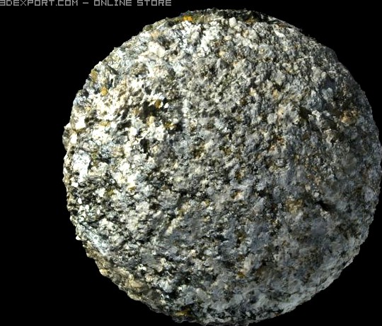 Lichen Stone 1 3D Model