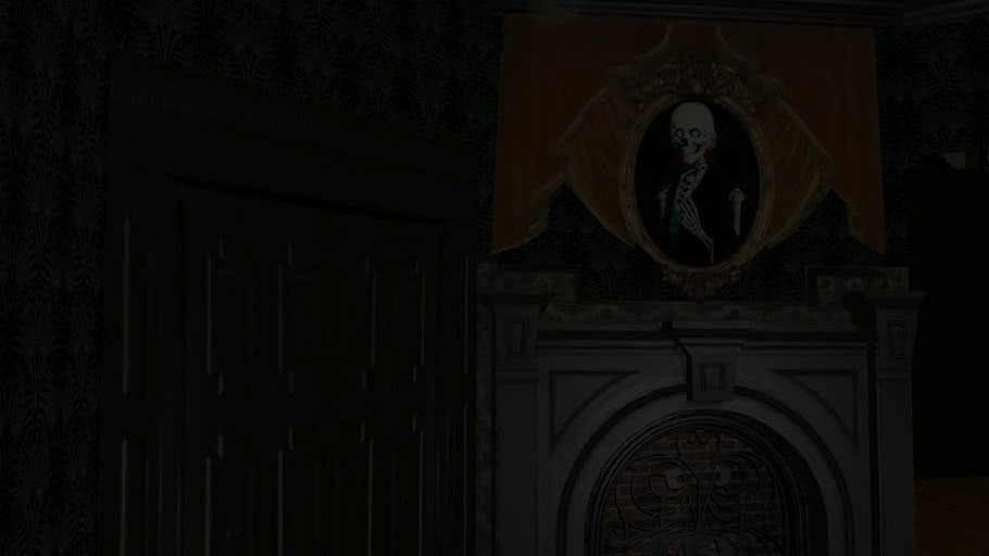 The Entire Haunted Mansion Ride in SketchUp (This is the Disney World version)