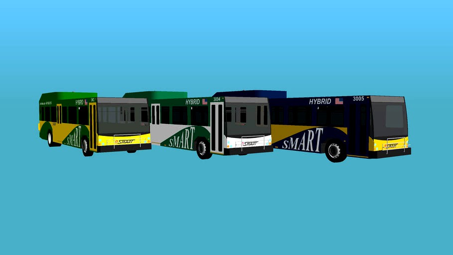2011 Suburban Mobility Authority for Regional Transportation Gillig Bus
