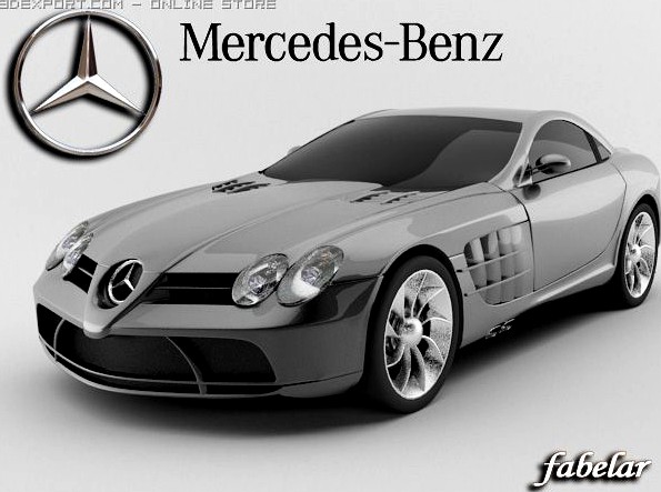 Mercedes McLaren SLR 3D Model