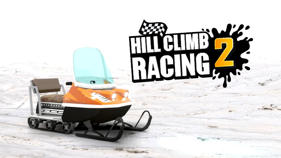 Hill Climb Racing 2 Snowmobile 3d model