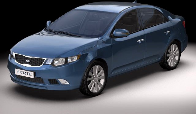 2010 Kia Forte 3D Model