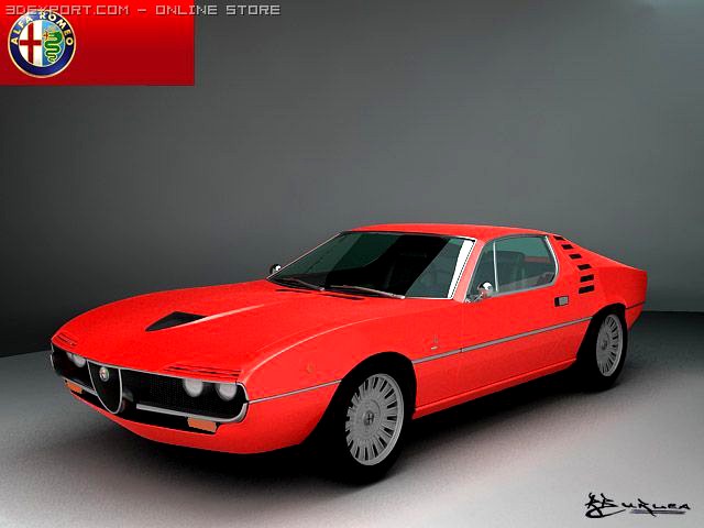 Alfa Romeo Montreal 1970 3D Model