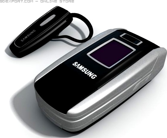 Samsung SGH Z500 handphone 3D Model