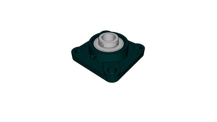PILLOW BLOCK BEARING FLANGE BEARING UCF 204 3d model