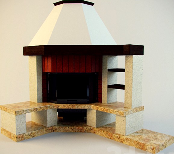 Fireplace with furnace Tekno 3