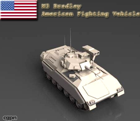 M2/M3 Bradley Fighting Vehicle3d model