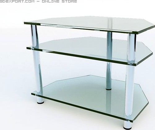 Glass table 3D Model