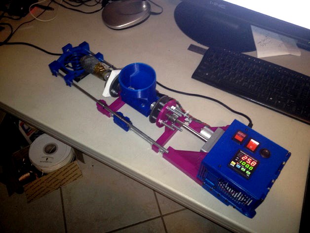 3D printed Filament Extruder based on LyMan Design by ceb