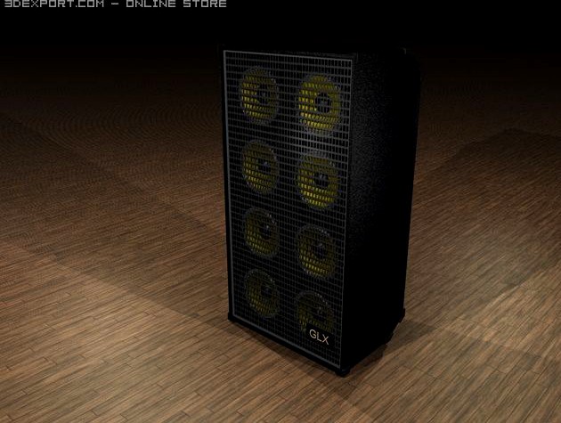 Gallienkrueger 810 goldline cab 3D Model