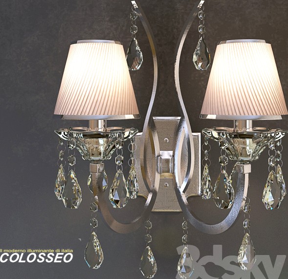 Sconce Crystal COLOSSEO 80314 / 2W CLEMENTINA Chrome