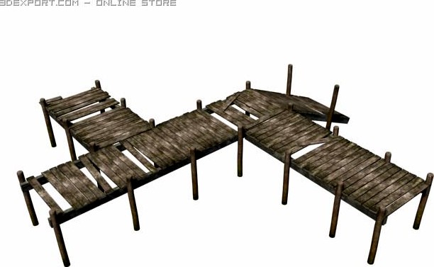 Dirty Wharf 3D Model