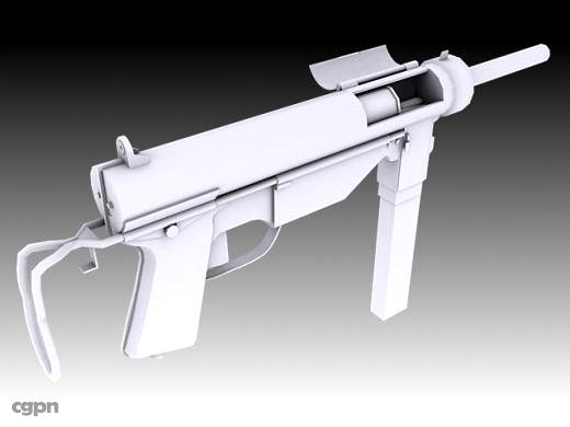 M3 Grease Gun3d model