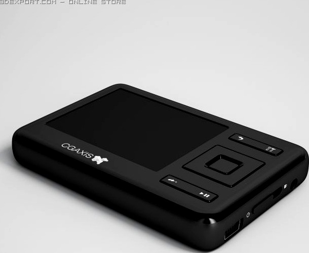 MP3 Player CGAXIS electronics 30 3D Model