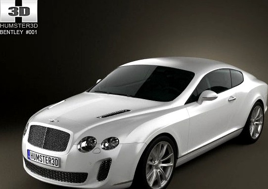 Bentley Continental Supersports Coupe 2010 3D Model