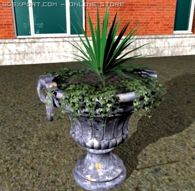 Garden urn 3D Model