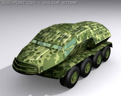 Troop Carrier 3D Model